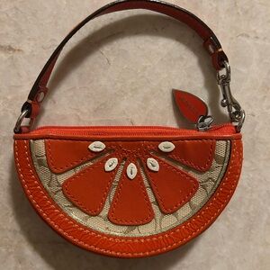 Coach Citrus Slice Purse Charm